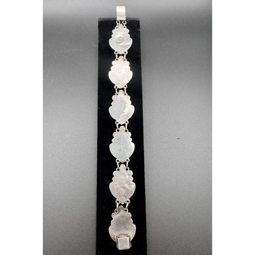 RRA Mexico D.F. Sterling Silver Link Bracelet 7